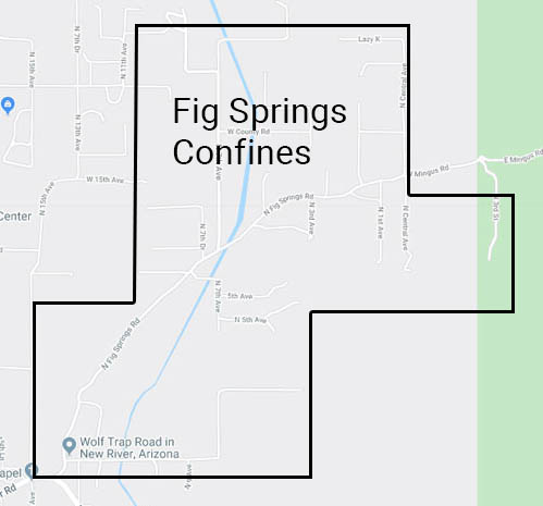 Fig Springs Confine in New River Fig Springs Confine in New River