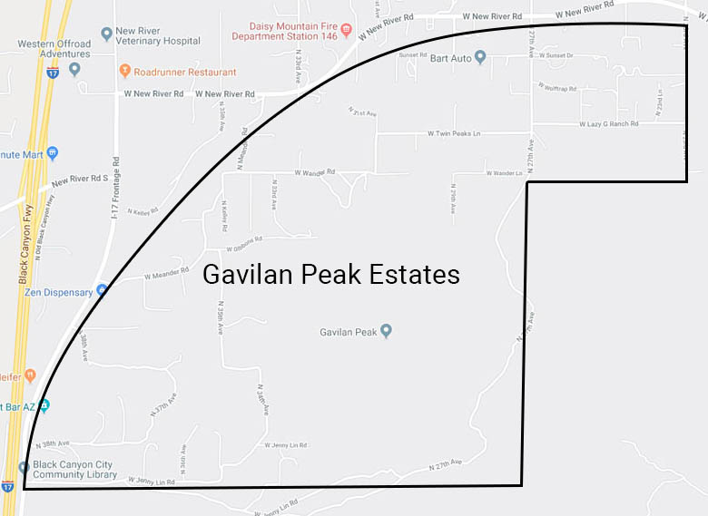 Gavilan Peak Estates in New River